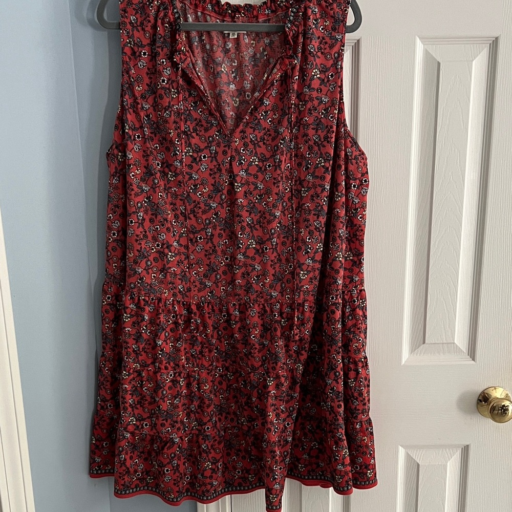 Max Studio Coral Floral Dress